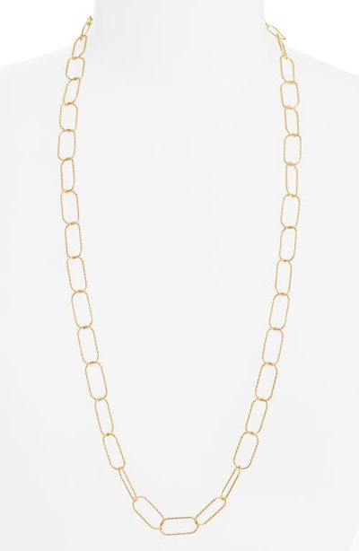 Nordstrom Nordstrom Textured Oval Link Necklace