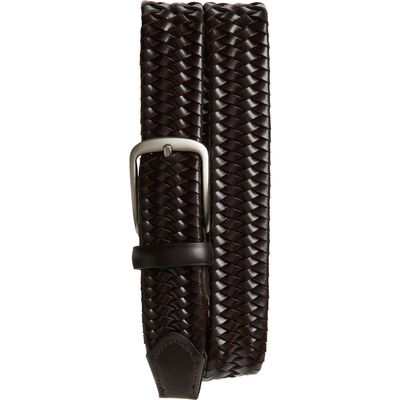 Nordstrom Nordstrom Thomas Braided Leather Stretch Belt