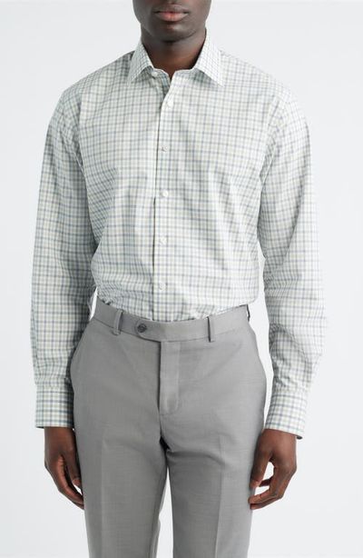 Nordstrom Nordstrom Traditional Fit Check Non-Iron Cotton Dress Shirt