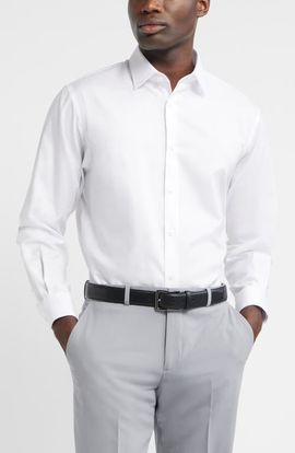 Nordstrom Nordstrom Traditional Fit Cotton Oxford Non-Iron Dress Shirt