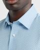 Nordstrom Nordstrom Trim Fit Geometric Print Premium Cotton Blend Twill Dress Shirt - 2