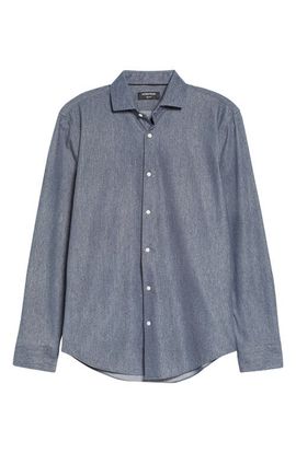 Nordstrom Nordstrom Trim Fit Non-Iron Flexweave Dress Shirt