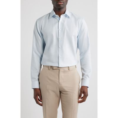 Nordstrom Nordstrom Trim Fit PremiumCotton Dobby Dress Shirt