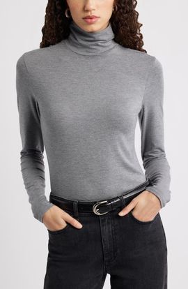 Nordstrom Nordstrom Turtleneck Knit Top