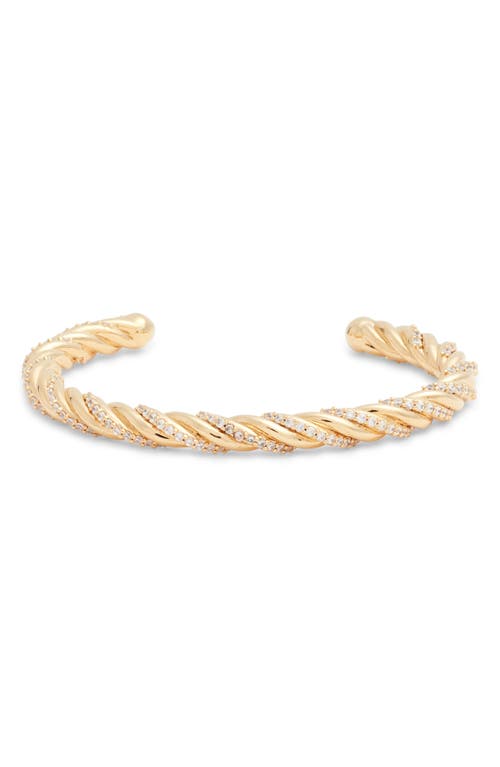 Nordstrom Nordstrom Twisted Cubic Zirconia Cuff Bracelet