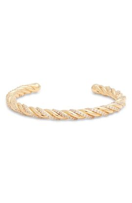 Nordstrom Nordstrom Twisted Cubic Zirconia Cuff Bracelet