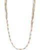 Nordstrom Nordstrom Two-Tone Braided Snake Chain Necklace - 1
