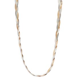 Nordstrom Nordstrom Two-Tone Braided Snake Chain Necklace