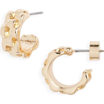 Nordstrom Nordstrom Watch Band Hoop Earrings