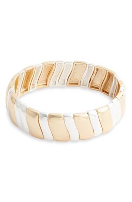 Nordstrom Nordstrom Wavy Link Stretch Bracelet