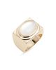 Nordstrom Nordstrom Wide Oval Resin Signet Ring - 1