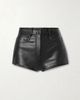 NORMA KAMALI Leather-like shorts - 1