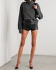 NORMA KAMALI Leather-like shorts - 2