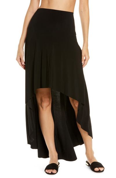 Norma Kamali Norma Kamali Bias Cut High-Low Hem Cover-Up Skirt