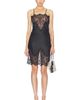 Norma Kamali Norma Kamali Bias Slip Dress To Knee With Lace - 1