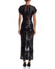 Norma Kamali Norma Kamali Cap Sleeve Long Dress - 4