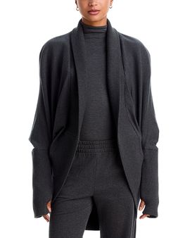 Norma Kamali Norma Kamali Cocoon Shawl Collar Cardigan Jacket