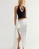 Norma Kamali Norma Kamali Diana Bow Long Skirt - 1