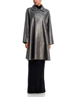 Norma Kamali Norma Kamali Embellished Collared Long Sleeve Jacket
