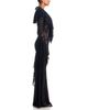 Norma Kamali Norma Kamali Extra Long Sleeve Deep V Fishtail Gown - 5