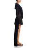 Norma Kamali Norma Kamali Extra Long Sleeve Deep V Ruffle Mini Dress - 5