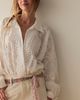 Norma Kamali Norma Kamali Eyelet Super Oversized Boyfriend Shirt Bodysuit - 4