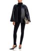 Norma Kamali Norma Kamali Faux Leather Zip Front Jacket - 2