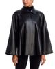 Norma Kamali Norma Kamali Faux Leather Zip Front Jacket - 3