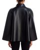 Norma Kamali Norma Kamali Faux Leather Zip Front Jacket - 4