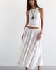 Norma Kamali Norma Kamali Flared Cotton Midi Skirt - 3