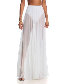 Norma Kamali Norma Kamali Flared Maxi Skirt with Panty