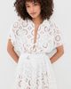 Norma Kamali Norma Kamali Flared Shirt Mini Dress White - 2