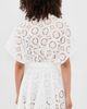 Norma Kamali Norma Kamali Flared Shirt Mini Dress White - 3