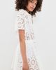 Norma Kamali Norma Kamali Flared Shirt Mini Dress White - 4