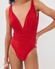 Norma Kamali Norma Kamali Goddess Mio Swimsuit Tiger Red - 5