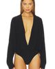 Norma Kamali Norma Kamali Hooded Super Oversized Boyfriend Shirt Bodysuit - 2