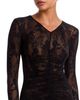 Norma Kamali Norma Kamali Lace Shirred Fishtail Gown - 3