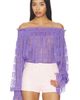 Norma Kamali Norma Kamali Long Sleeve Peasant Top - 1