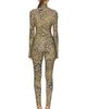 Norma Kamali Norma Kamali Long Sleeve Slim Fit Turtle Catsuit With Footie - 4