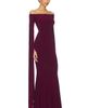 Norma Kamali Norma Kamali Off Shoulder Ribbon Sleeve Fishtail Gown - 2