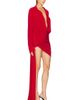 Norma Kamali Norma Kamali Oversized Shirt Side Drape Dress With Bow - 2