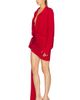 Norma Kamali Norma Kamali Oversized Shirt Side Drape Dress With Bow - 3