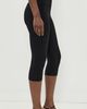 Norma Kamali Norma Kamali Pedal Pusher Capri Leggings Black - 4