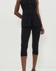 Norma Kamali Norma Kamali Pedal Pusher Capri Leggings Black - 5