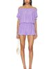 Norma Kamali Norma Kamali Short Sleeve Peasant Puff Jumpshort - 1