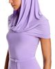 Norma Kamali Norma Kamali Sleeveless Cowl Neck Hooded Flared Dress - 2