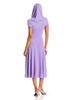 Norma Kamali Norma Kamali Sleeveless Cowl Neck Hooded Flared Dress - 6