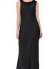 Norma Kamali Norma Kamali Sleeveless Low Back Drape Gown Black XL - 1