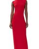 Norma Kamali Norma Kamali Sleeveless Maxi Dress Tiger Red - 1