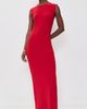 Norma Kamali Norma Kamali Sleeveless Maxi Dress Tiger Red - 2